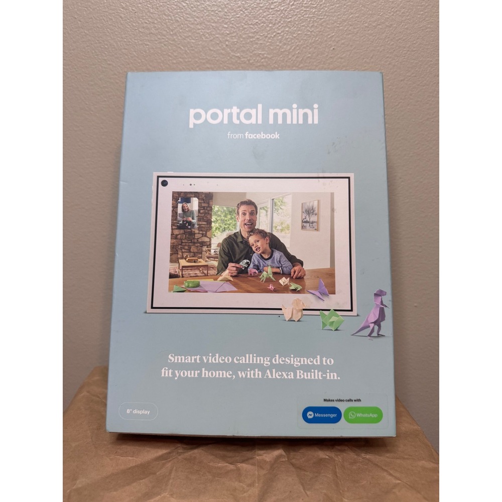 Facebook Portal Mini 8" Smart Video Calling Device Alexa White